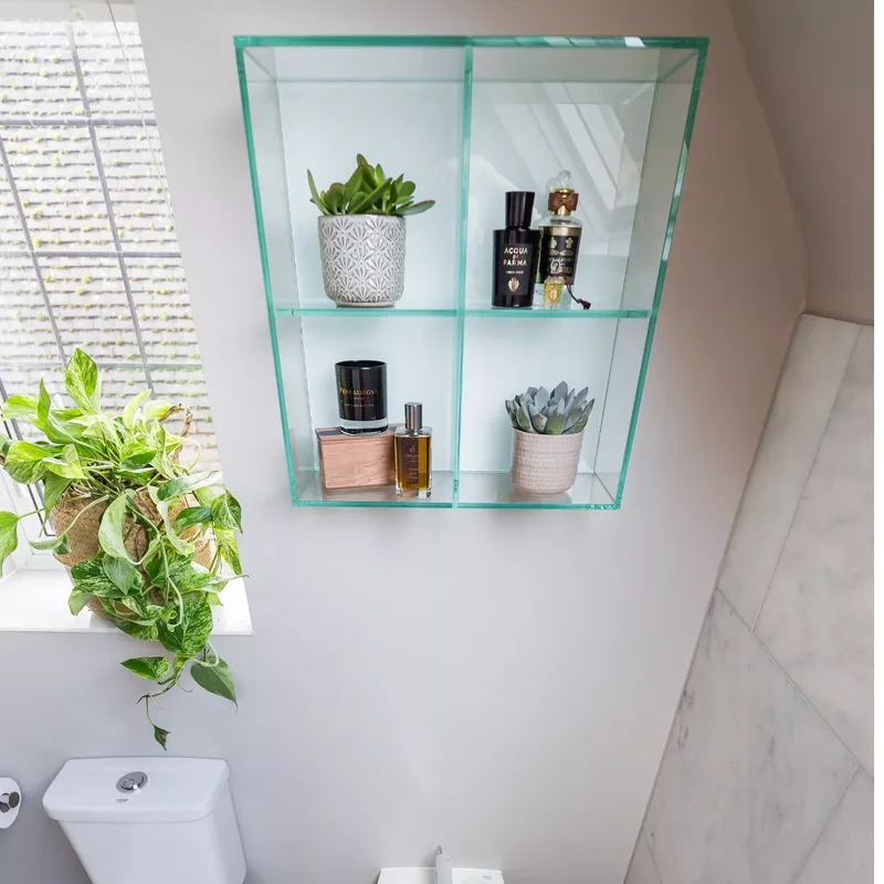 17 Stylish Over the Toilet Storage Ideas for Your Bathroom 15 Try This Roommate-Friendly Solution