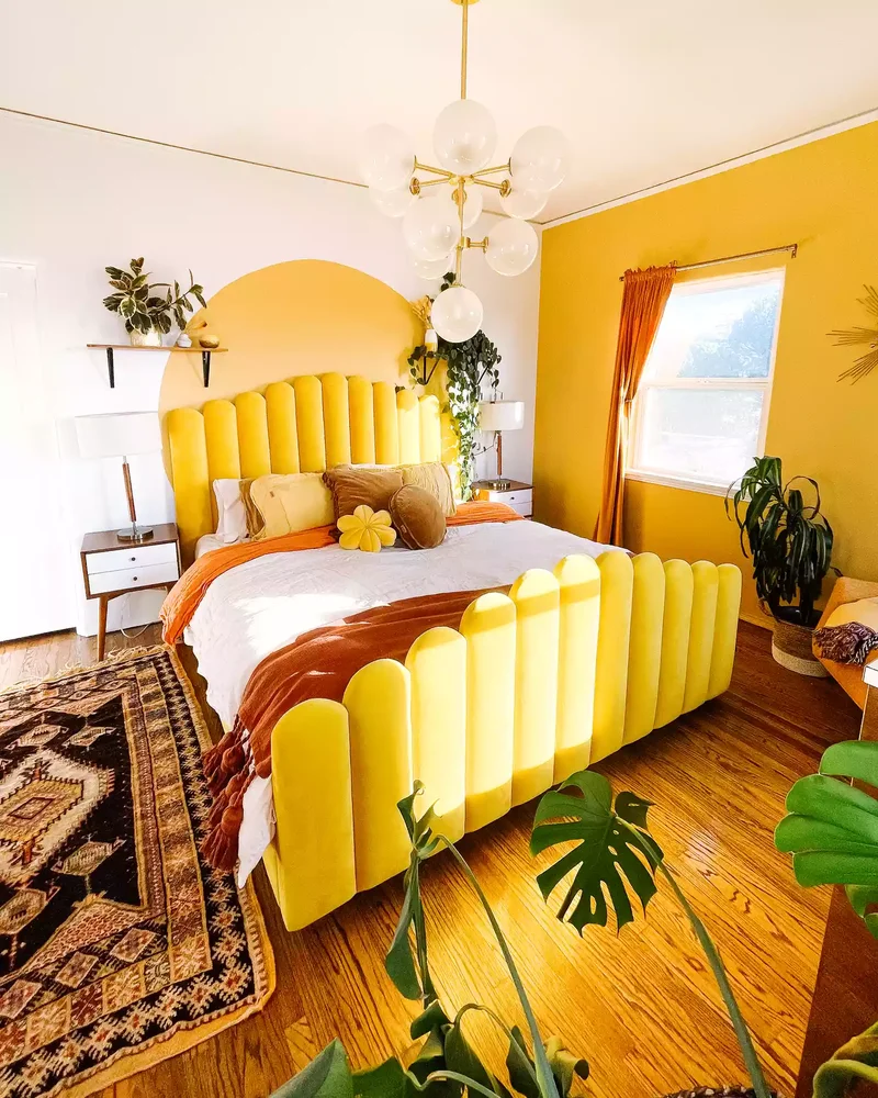 25 Eclectic Bedroom Ideas That Express Your Unique Style 17 Try Yellow