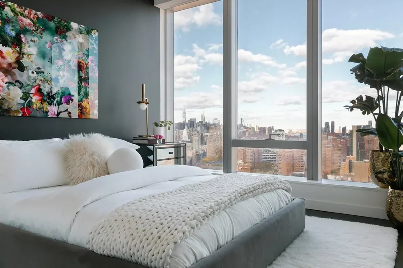 52 Small Bedroom Ideas That Maximize Your Compact Space 52 Try a Black Accent Wall