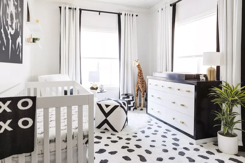 43 Nursery Design Ideas for a Charming Baby Room Space 12 Try a Contemporary Look