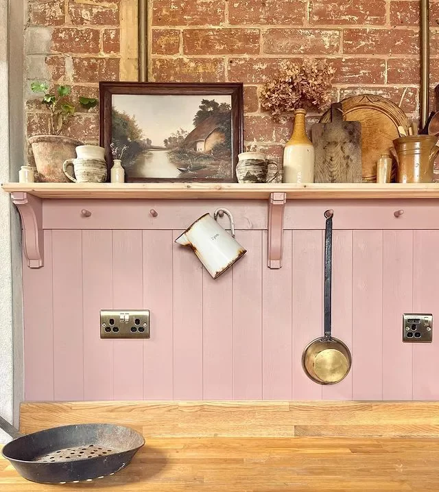 30 Charming Cottagecore Kitchen Ideas for Your Cozy Home 25 Try a Dusty Pink Hue