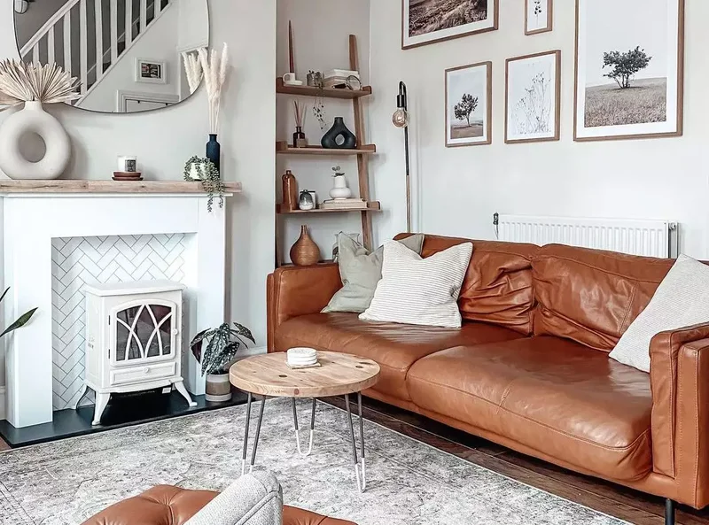 21 Electric Fireplace Ideas That'll Cozy Up Any Room 14 Try a Freestanding Heater