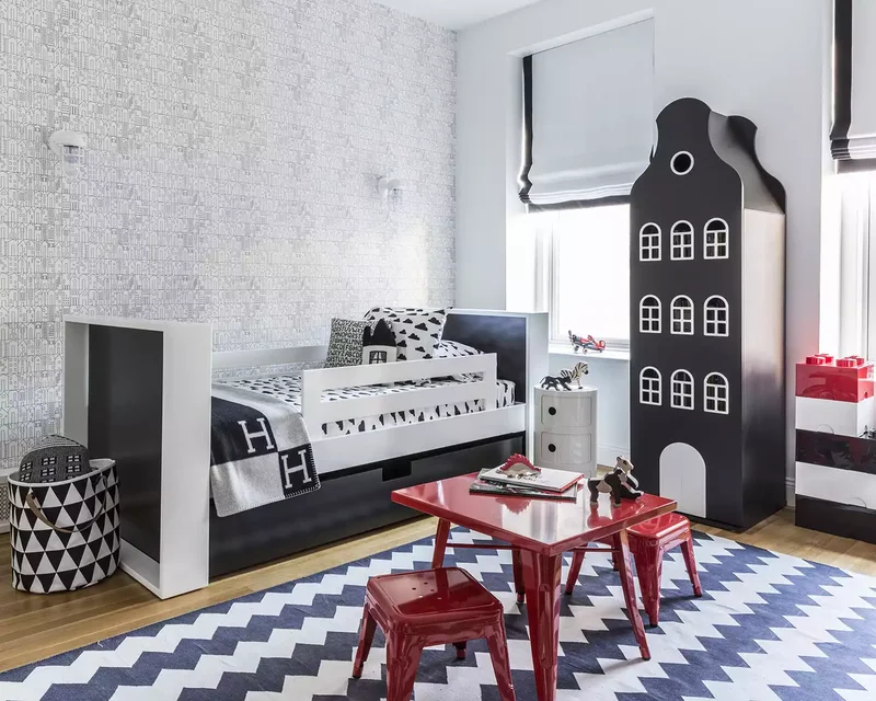 31 Toddler Room Ideas Kids and Parents Will Both Love 20 Try a Graphic Color Scheme