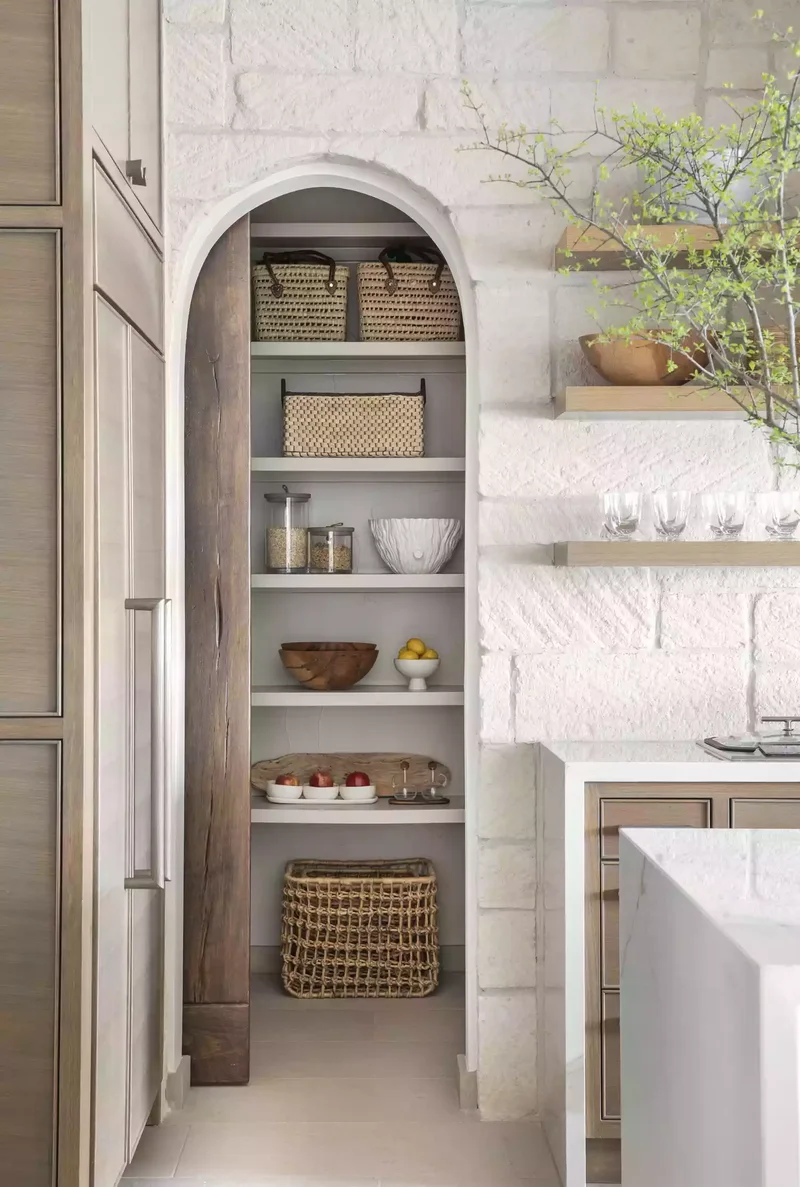 Try a Pocket Pantry Door