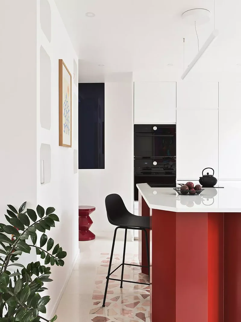 28 Red Kitchen Ideas That'll Transform Your Cooking Space 25 Try a Ruby Red Shade