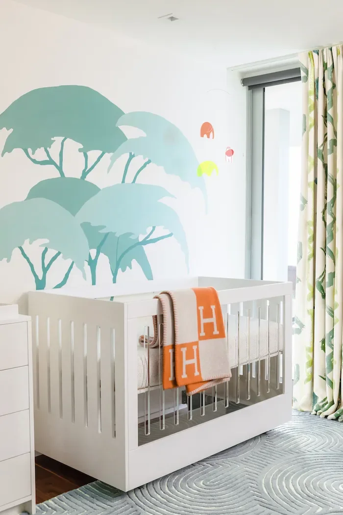 27 Sage Green Nursery Designs for Peaceful Baby Spaces 1 Try a Sage Wall Decal