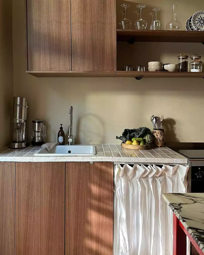 Try a Skirted Cabinet