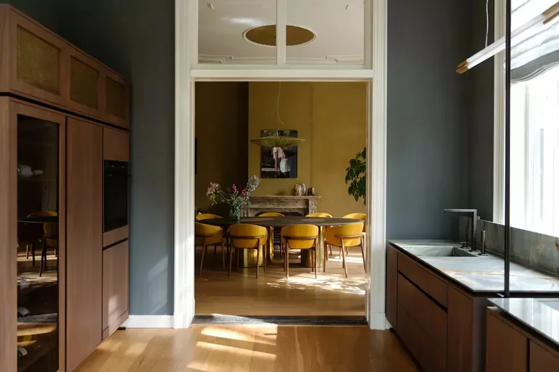 39 Green Kitchen Design Ideas That Never Go Out of Style 6 Try a Smoky Green Shade