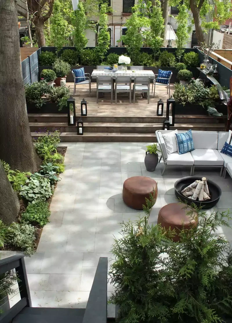 68 Patio Design Ideas That'll Have You Living Outdoors 21 Try a Tiered Layout