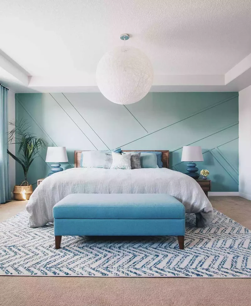 Try a Turquoise Accent Wall