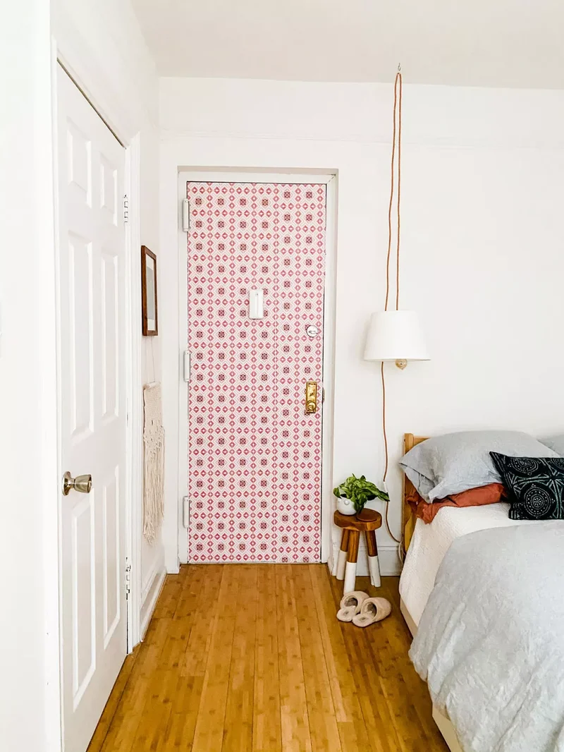 52 Small Bedroom Ideas That Maximize Your Compact Space 28 Try an Accent Door