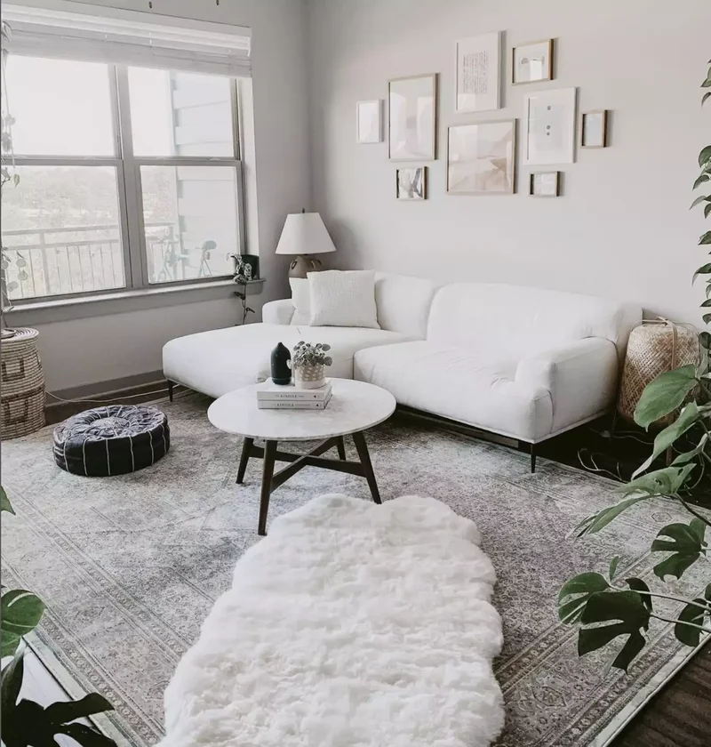 Creating Your Coziest Scandi Living Room This Winter 5 Try an All-White Palette
