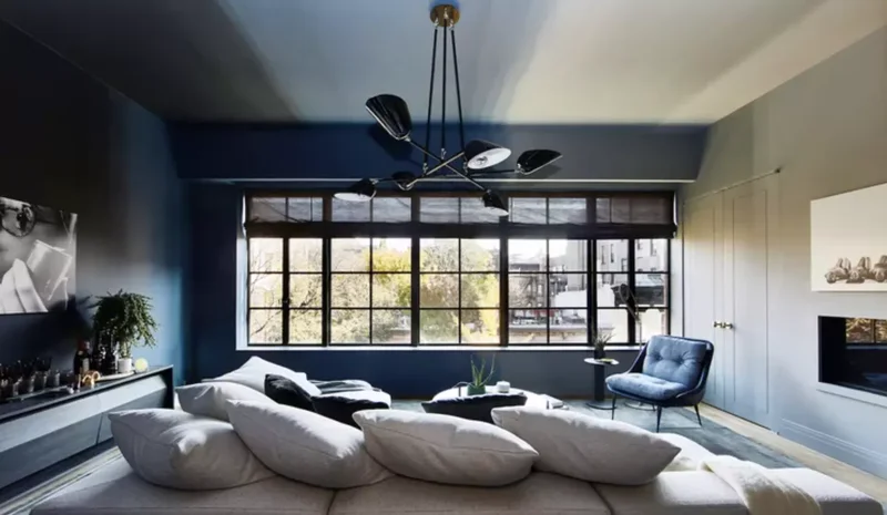 50 Formal Living Room Ideas That Feel Fresh and Inviting 12 Try an Ombre Paint Finish