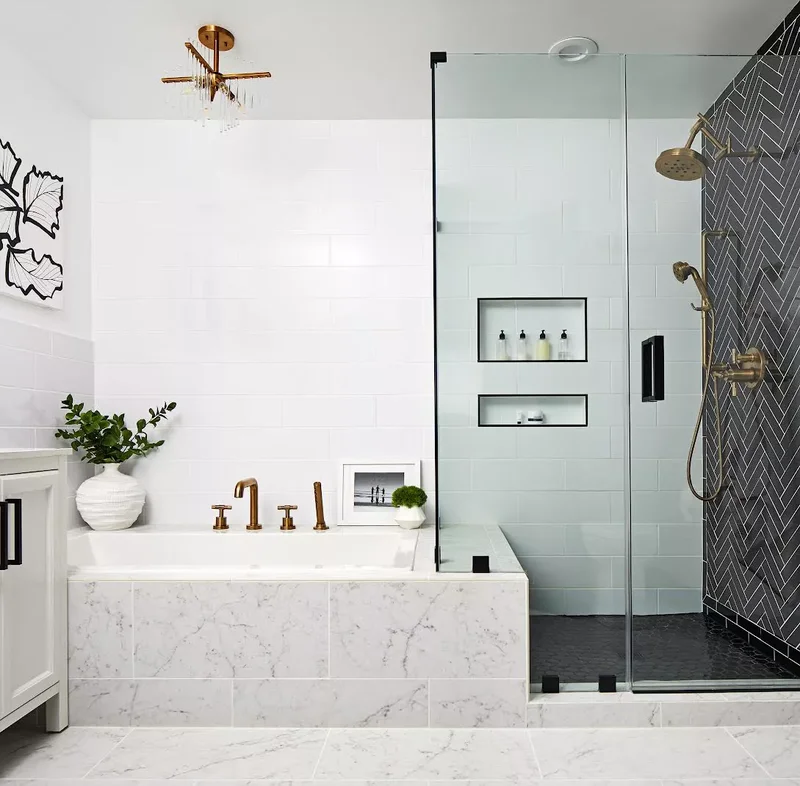 102 Beautiful Bathroom Design Ideas You'll Love to Recreate 20 Tub and Shower Layout
