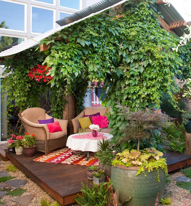 Turn a Small Deck into a Garden Escape