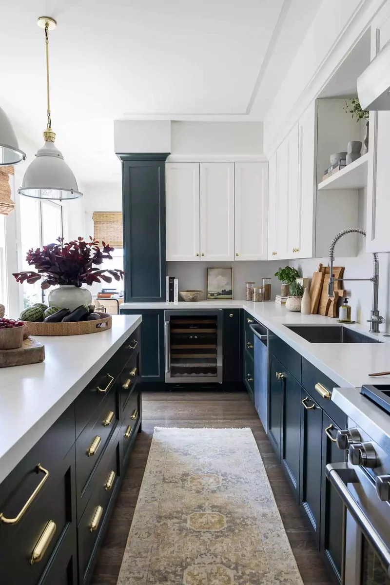 Two-Tone Kitchen Cabinets