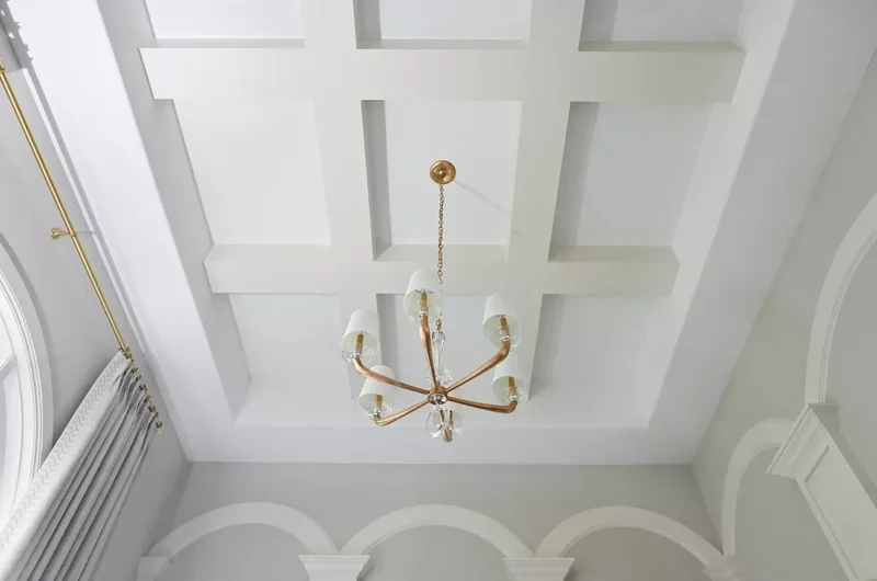28 Coffered Ceiling Designs That Transform Any Room 24 Two-Toned Ceiling