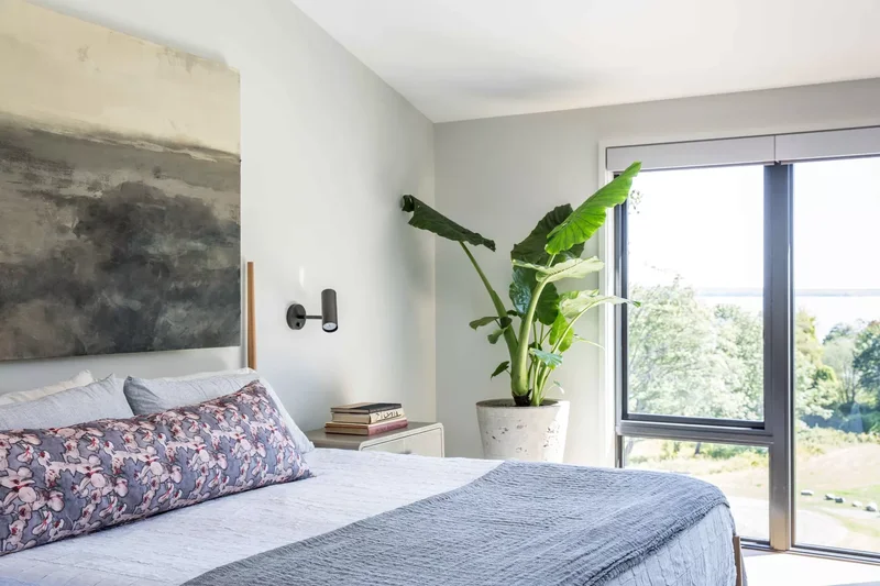 66 Creative Ways to Decorate Above Your Bed Beautifully 33 Unframed Landscape Painting