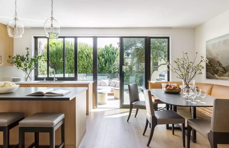 37 Banquette Seating Designs That Bring Cafe Vibes Home 8 Upholster With Leather