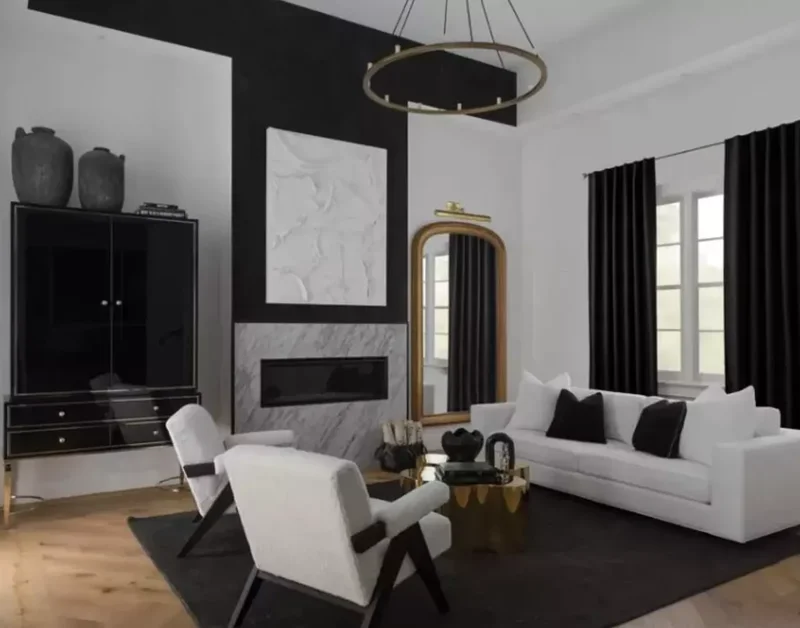 50 Formal Living Room Ideas That Feel Fresh and Inviting 33 Use Black and White