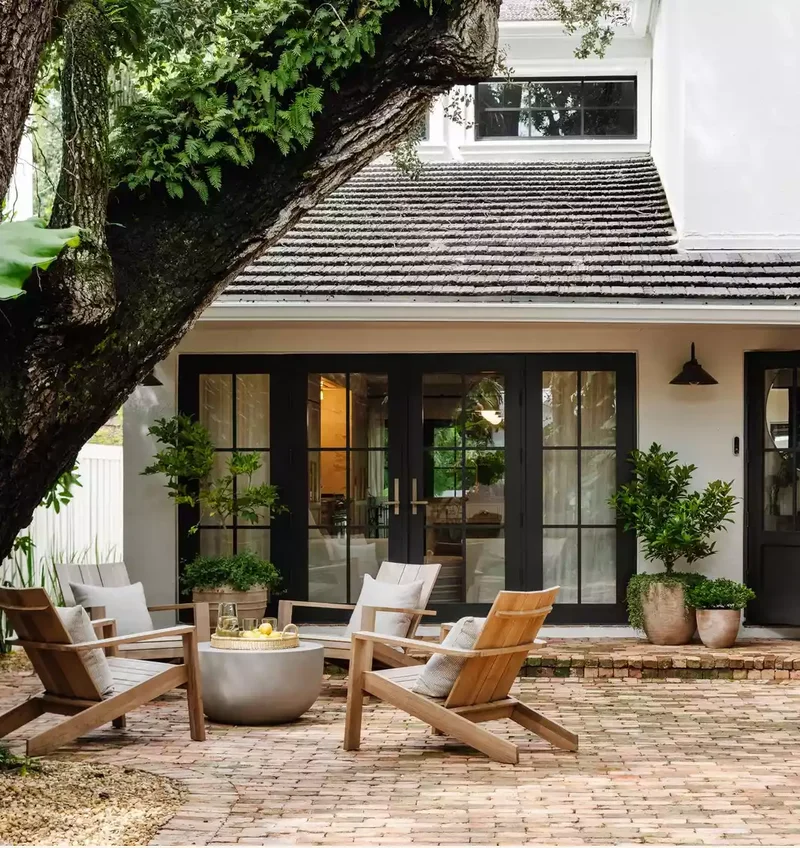 25 Front Patio Inspirations for Charming Outdoor Living 18 Use Brick Pavers