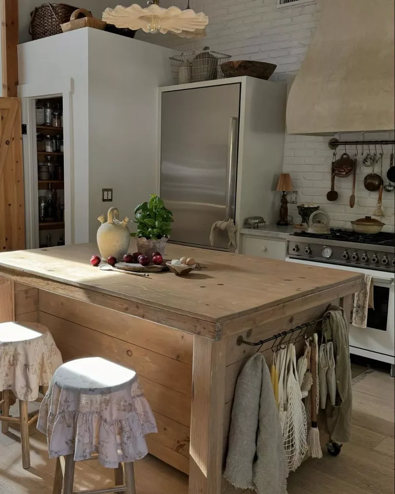67 Farmhouse Style Ideas for Your Modern Rustic Home 28 Use Butcher Block in the Kitchen