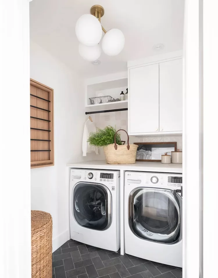57 Laundry Room Ideas That Make Chores More Enjoyable 36 Use Cohesive Finishes