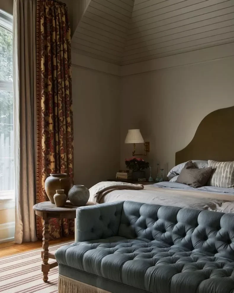 25 Gothic Bedroom Designs That Blend Drama With Style 17 Use Dark and Natural Colors