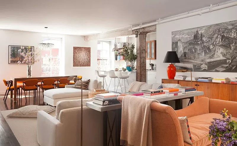 35 Spacious Living Room Ideas That Will Wow Your Guests 26 Use Furniture to Divide the Room