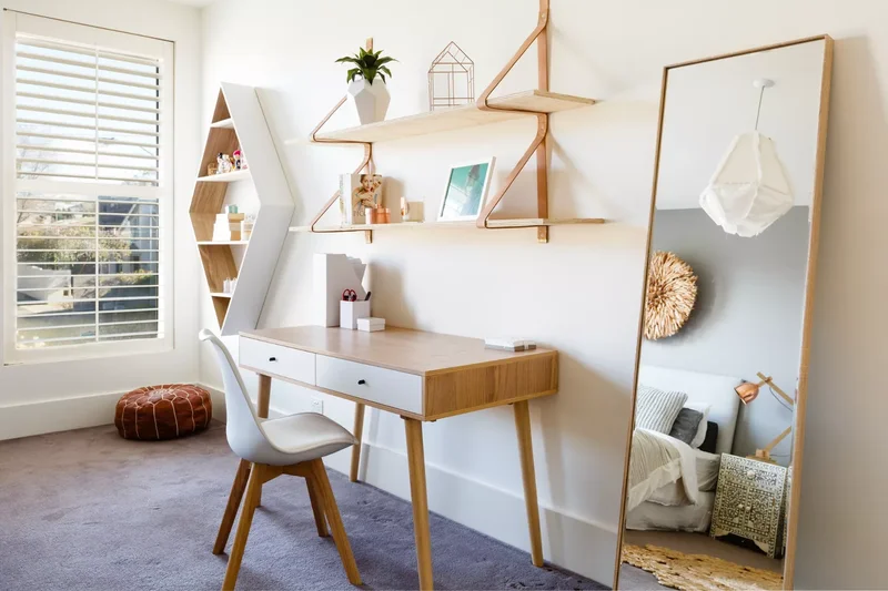 52 Creative and Stylish Teen Bedroom Design Inspirations 4 Use Geometric Decor Pieces