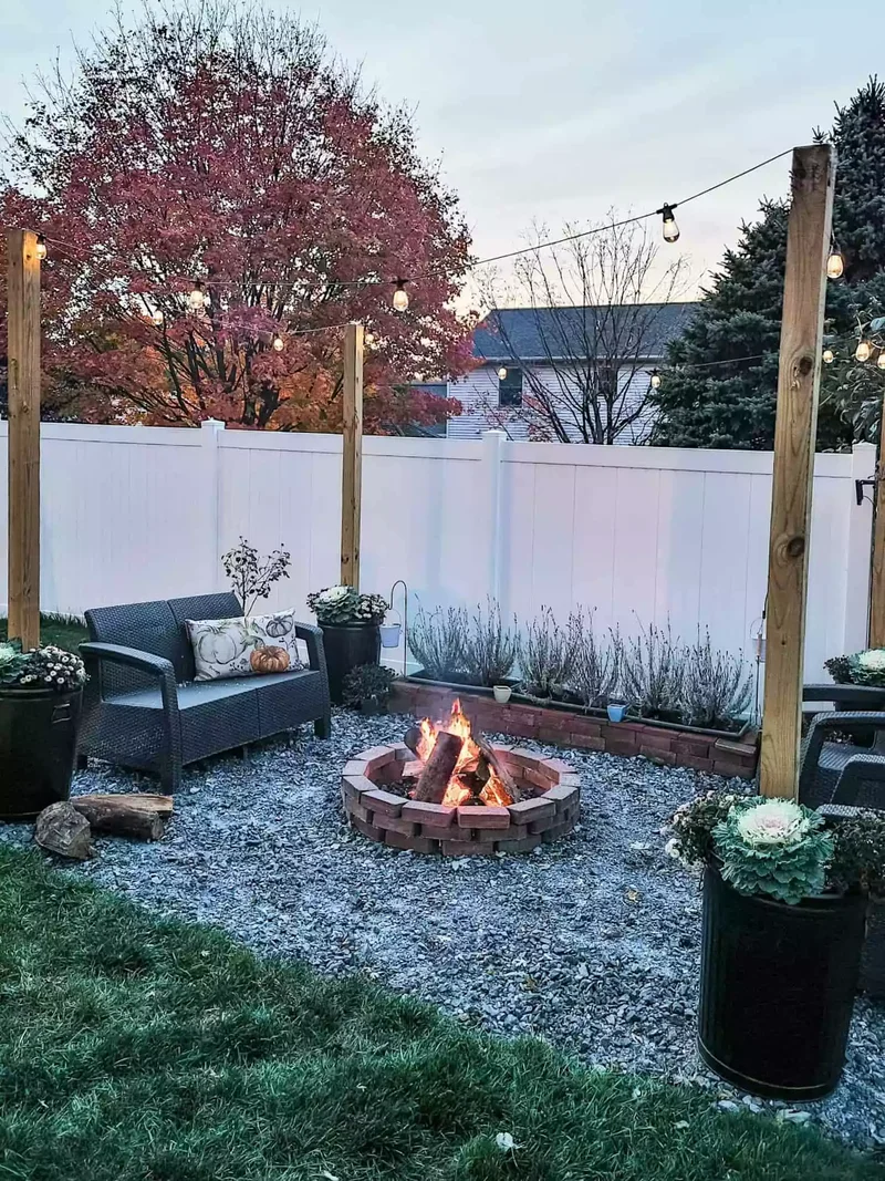 20 Brick Fire Pit Designs, From Rustic to Modern Styles 9 Use Leftover Bricks
