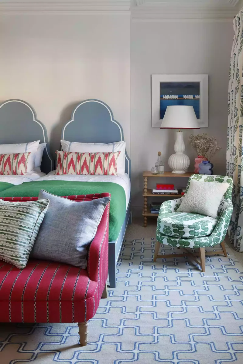 32 Maximalist Bedroom Ideas for More-Is-More Enthusiasts 18 Use Loud Colors