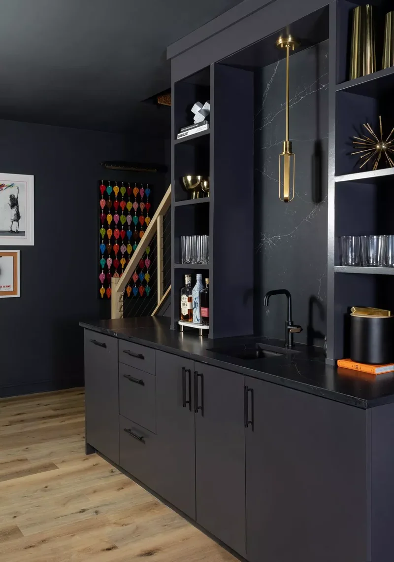 Use Moody Dark Finishes