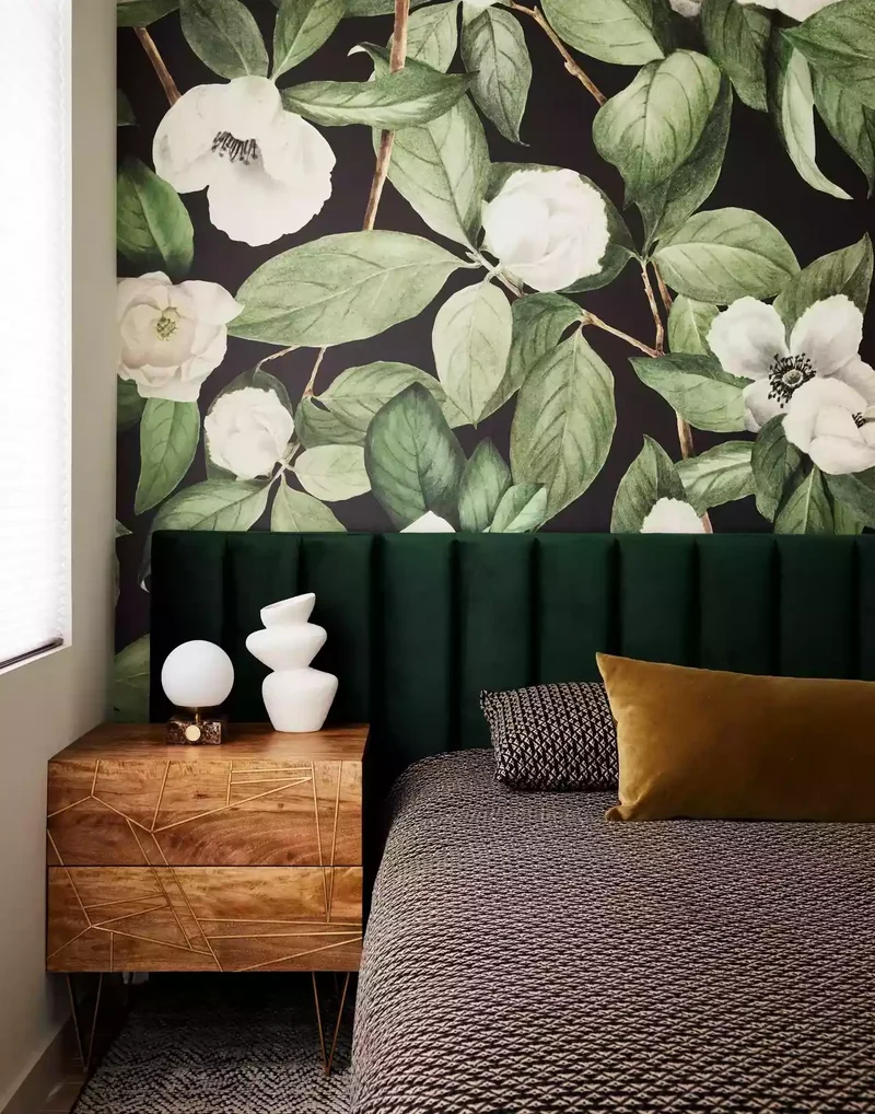 25 Eclectic Bedroom Ideas That Express Your Unique Style 14 Use Oversized Patterns