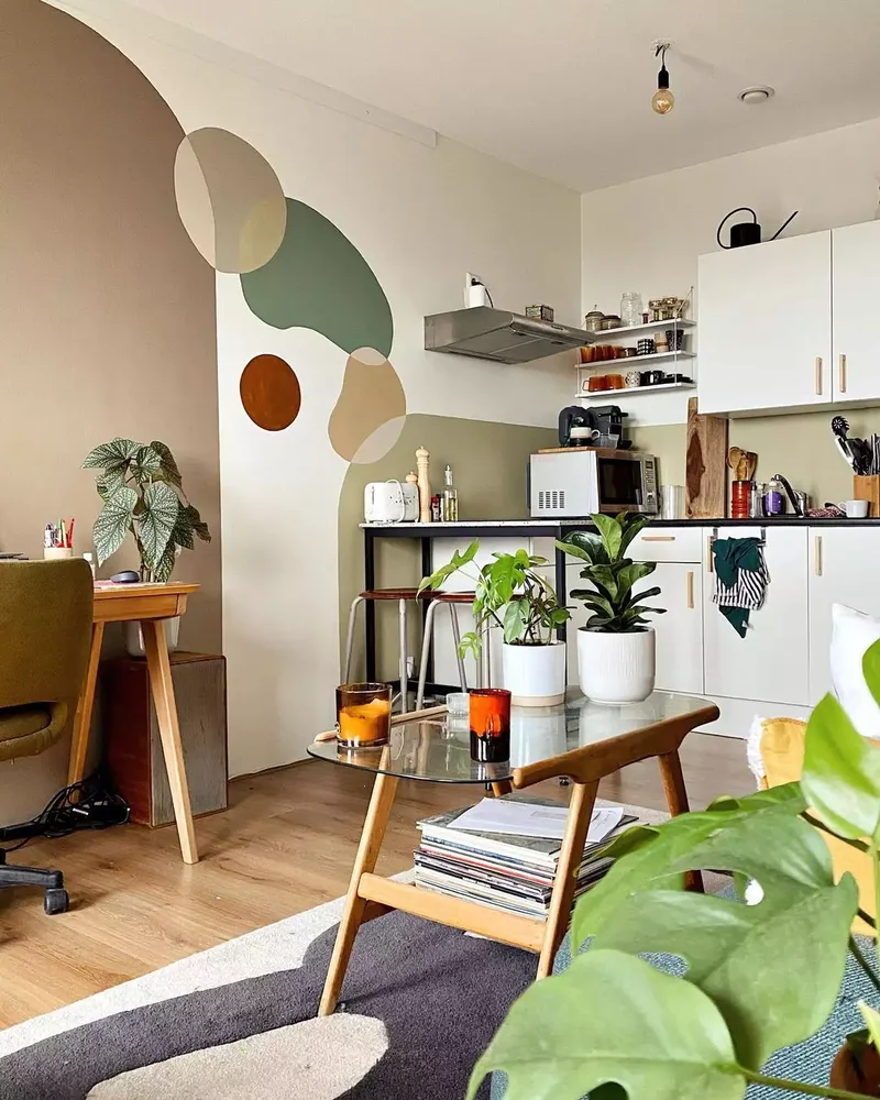 22 Budget-Friendly Small Kitchen Ideas That Create Impact 17 Use Paint to Create Zones