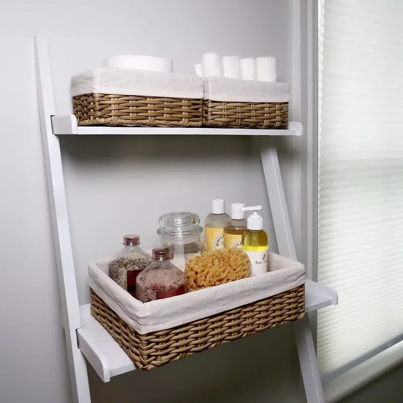24 Smart Ways to Organize Your Bathroom Closet Beautifully 20 Use What You Have