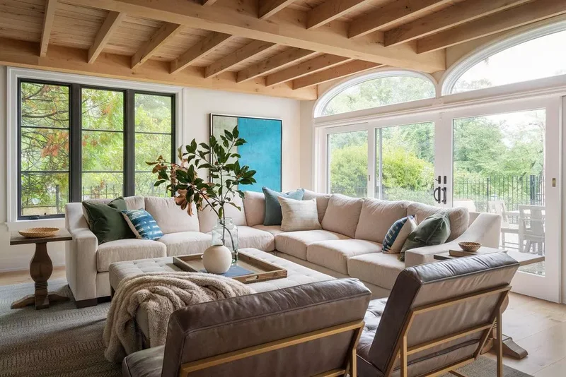 20 Stunning Wood Ceiling Design Ideas for Every Room 16 Use Wood Ceilings in an Open Floor Plan