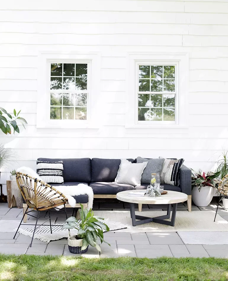 51 Clever Small Patio Ideas That Expand Your Outdoor Space 30 Use a Living Room Layout