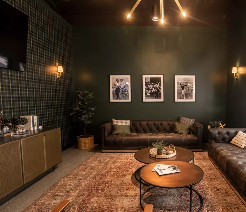 30 Dark Brown Couch Living Room Designs You'll Love 17 Use a Warm Colored Woven Rug