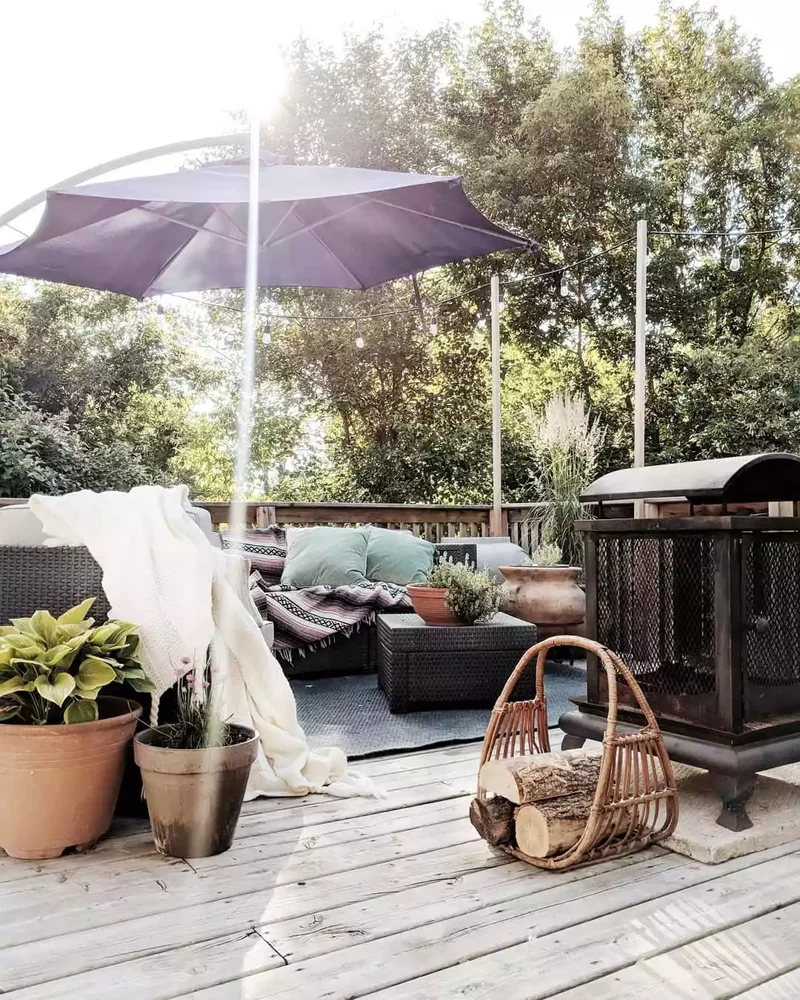 15 Clever Garden Hose Storage Solutions for Your Backyard 12 Use an Outdoor Storage Ottoman