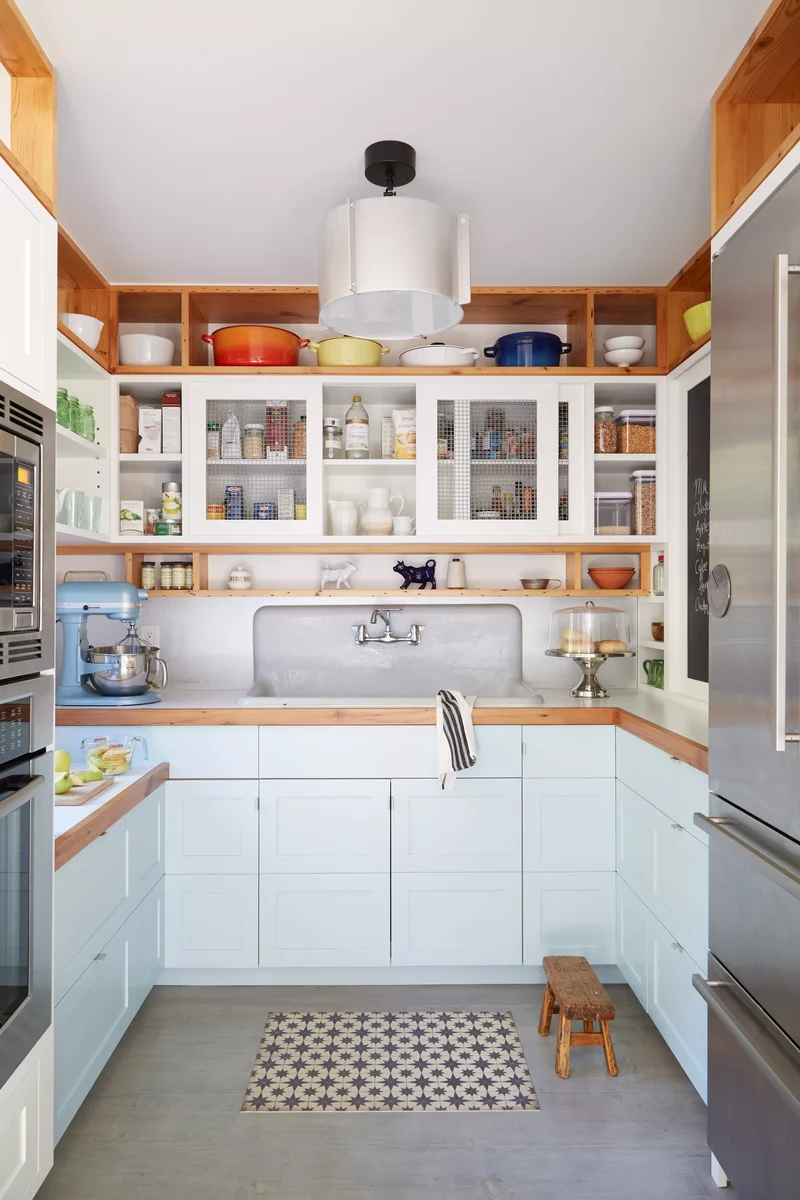 47 Small Kitchen Design Ideas for Maximum Style Impact 19 Use the Space Above Cabinets