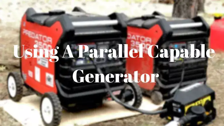 Using A Parallel Capable Generator