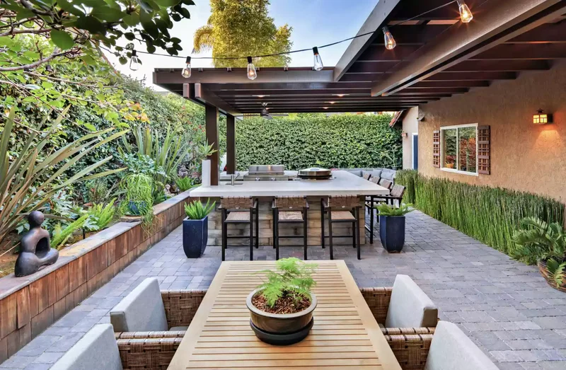66 Beautiful Patio Landscaping Ideas for Your Outdoor Space 49 Utilize Bamboo