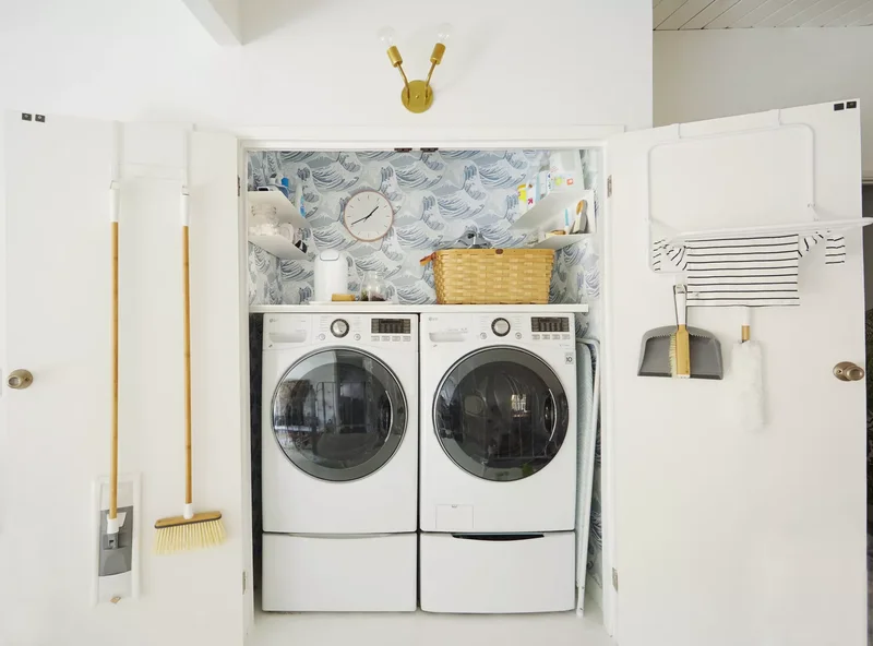 33 Modern Laundry Room Designs That Never Go Out of Style 10 Utilize Doors