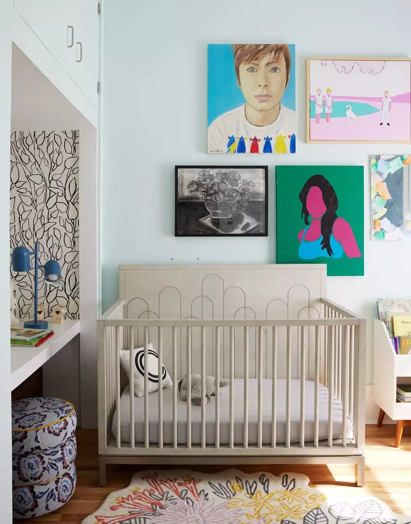55 Best Kids' Bedroom Ideas That Grow with Your Children 33 Vibrant Gallery Wall
