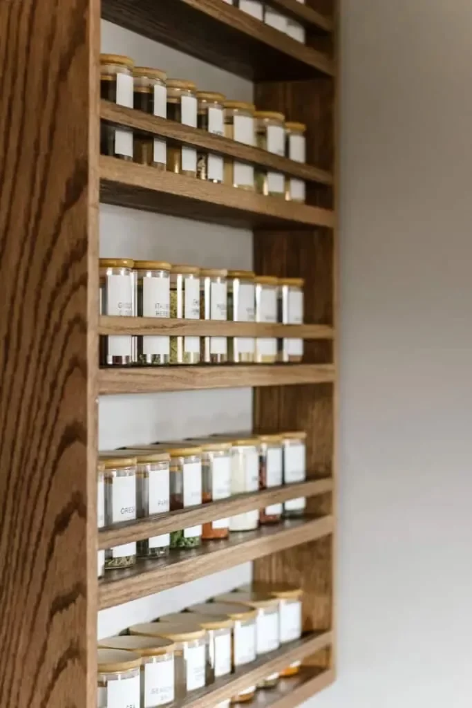 20 DIY Spice Rack Solutions to Eliminate Kitchen Clutter 5 Wall-Mounted Spice Rack