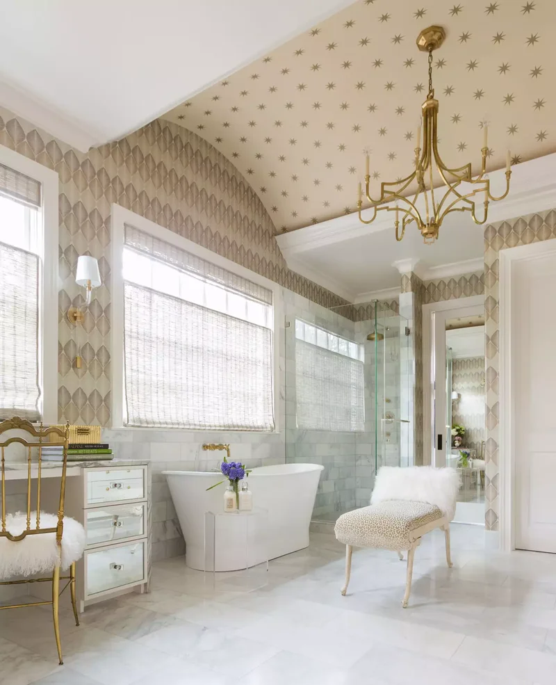 21 Stunning Ceiling Designs That Add Instant Style 9 Wallpaper Just a Bit