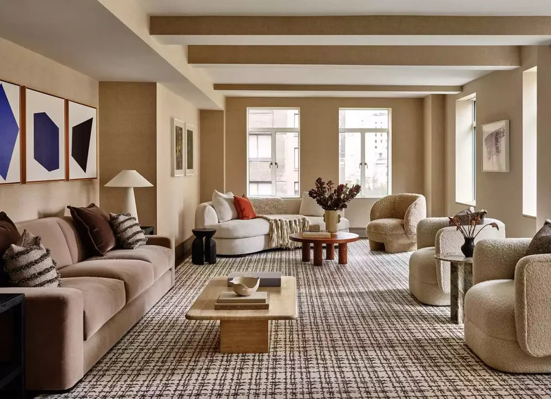 Warm Beige Living Room