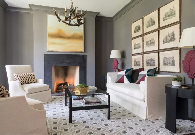 42 Beautiful Gray Living Room Ideas for Peaceful Spaces 4 Warm Gray Wall Paint