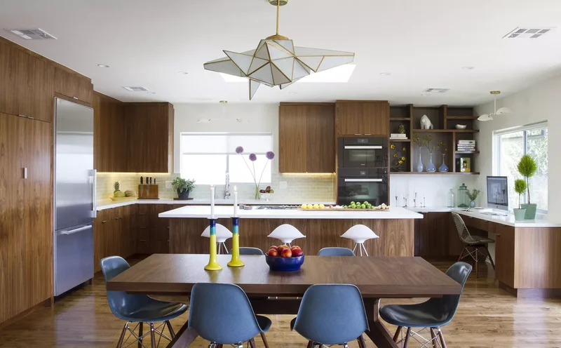 Warm Wood Kitchen Cabinetry